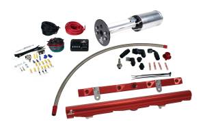 Aeromotive Fuel System System, C6 Corvette, 18670 A1000, 14114 LS-2 Rails, 16306 PSC; Misc. Fittings 17175