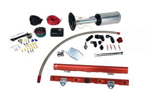 Aeromotive Fuel System System, C6 Corvette, 18671 Eliminator, 14142 LS-7 Rails, 16306 PSC and; Fittings 17187