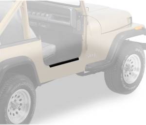 Bestop HighRock 4x4 Door Sill Entry Guards - 07-18 Wrangler JK 51051-01