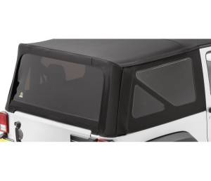 Bestop Replacement Window Set; Tinted for Replace-A-Top Blk Twill - 07-09 Wrangler 2DR 58446-17