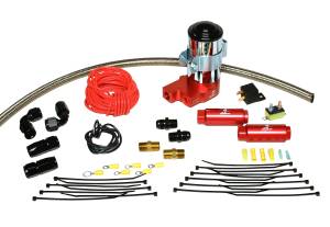 Aeromotive Fuel System SS Series Pump Kit (11203 pump, hose, hose ends, fittings, filters;wiring kit) 17122