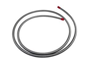 Aeromotive Fuel System Hose, Fuel, Stainless Steel Braided, AN-06 x 8' 15702