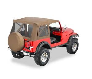 Bestop Supertop Classic Replacement Soft Top - Jeep 1976-1995 CJ7 And Wrangler 51599-37