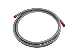 Aeromotive Fuel System Hose, Fuel, Stainless Steel Braided, AN-08 x 8' 15705