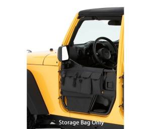 Bestop HighRock 4x4 Element Doors Storage Bags; Front - 07-18 Wrangler JK 2DR & 4DR 51813-35