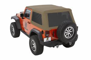 Bestop Trektop NX Glide Twill - Jeep 2007-2018 Wrangler JK 2DR 54922-71