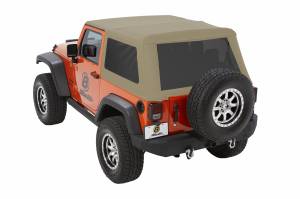 Bestop Trektop NX Glide Twill - Jeep 2007-2018 Wrangler JK 2DR 54922-74