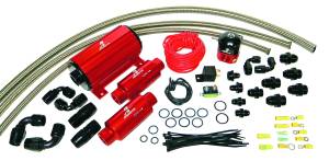 Aeromotive Fuel System A1000 Carbureted System(11101 pump,13204 reg.,filters,hose,fittings,wiring kit) 17242