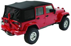 Bestop Supertop NX Black Twill - Jeep 2007-2018 Wrangler JK Unlimited 54823-17