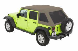 Bestop Trektop NX Glide Twill - Jeep 2007-2018 Wrangler JK Unlimited 4DR 54923-74