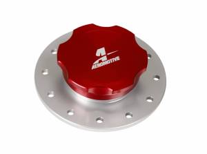 Aeromotive Fuel System Screw-On Fill Cap, 3-inch, Flanged, 12-Bolt 18707