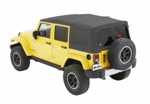 Bestop Supertop NX Gray Twill - Jeep 2007-2018 Wrangler JK Unlimited 54823-70