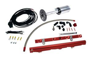 Aeromotive Fuel System System, C6 Corvette, 18670 A1000, 14114 LS-2 Rails, 16307 Wire Kit and; Fittings 17174