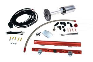 Aeromotive Fuel System System, C6 Corvette, 18670 A1000, 14142 LS-7 Rails, 16307 Wire Kit and; Fittings 17178