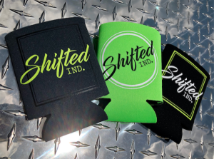 Shifted Industries - Shifted Ind. Koozie Pack - Gray/Black/Lime - Image 2