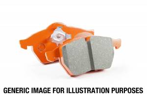 EBC Brakes Orangestuff pads, a full race material for demanding track conditions. DP91666