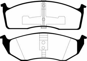 EBC Brakes Yellowstuff pads are high friction coefficient street pads, track capable DP41123R