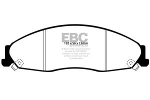 EBC Brakes Yellowstuff pads are high friction coefficient street pads, track capable DP41645R