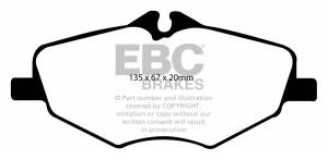 EBC Brakes Yellowstuff pads are high friction coefficient street pads, track capable DP41488R