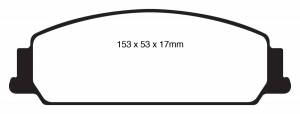 EBC Brakes Yellowstuff pads are high friction coefficient street pads, track capable DP41833R