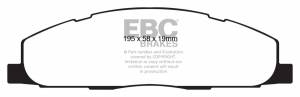 EBC Brakes Yellowstuff pads are high friction coefficient street pads, track capable DP41848R