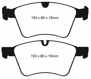 EBC Brakes Yellowstuff pads are high friction coefficient street pads, track capable DP41860R