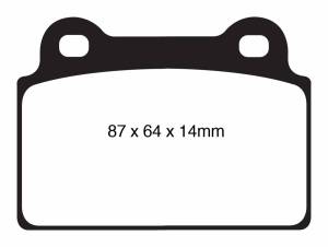 EBC Brakes Yellowstuff pads are high friction coefficient street pads, track capable DP41985R