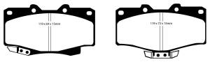 EBC Brakes Yellowstuff pads are high friction coefficient street pads, track capable DP4807R