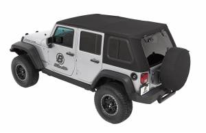 Bestop Trektop Pro Trektop Pro - '07-18 Wrangler JK 4-Door (Black Twill) 54863-17