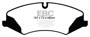 EBC Brakes Yellowstuff pads are high friction coefficient street pads, track capable DP42123R