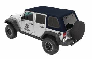 Bestop Trektop Pro Trektop Pro - '07-18 Wrangler JK 4-Door (Navy Blue Twill) 54863-69