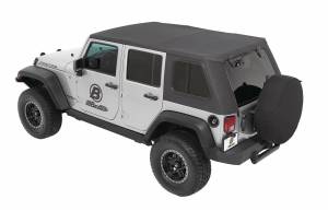 Bestop Trektop Pro Trektop Pro - '07-18 Wrangler JK 4-Door (Granite Grey Twill) 54863-70