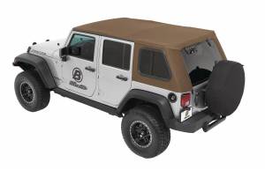 Bestop Trektop Pro Trektop Pro - '07-18 Wrangler JK 4-Door (Oak Tan Twill) 54863-71