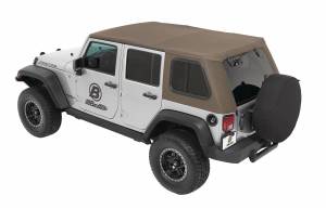 Bestop Trektop Pro Trektop Pro - '07-18 Wrangler JK 4-Door (Pebble Beige Twill) 54863-74