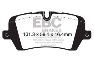 EBC Brakes Yellowstuff pads are high friction coefficient street pads, track capable DP42161R