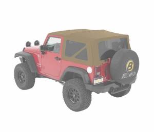 Bestop Window Set Window Set - '07-18 Wrangler JK 2-Door (Pebble Beige Twill) 58442-74