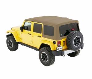 Bestop Window Set Window Set - '07-18 Wrangler JK 4-Door (Pebble Beige Twill) 58443-74