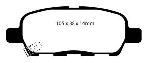 EBC Brakes Yellowstuff pads are high friction coefficient street pads, track capable DP41666R