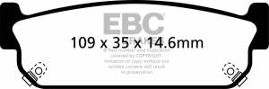 EBC Brakes Yellowstuff pads are high friction coefficient street pads, track capable DP41784R