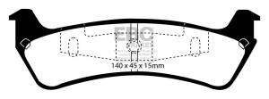 EBC Brakes Yellowstuff pads are high friction coefficient street pads, track capable DP41201R