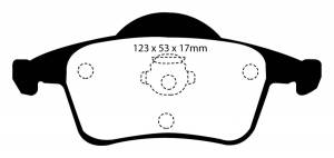 EBC Brakes Yellowstuff pads are high friction coefficient street pads, track capable DP41231R