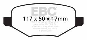 EBC Brakes Yellowstuff pads are high friction coefficient street pads, track capable DP41826R