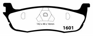 EBC Brakes Yellowstuff pads are high friction coefficient street pads, track capable DP41601R