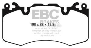 EBC Brakes Yellowstuff pads are high friction coefficient street pads, track capable DP42064R