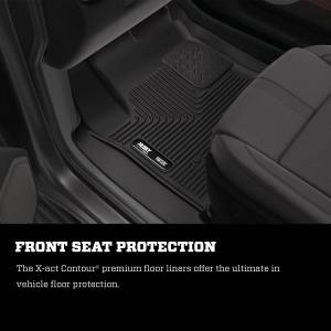 Husky Liners - Husky Liners 19-23 Chevrolet Silverado 1500 CC/DC X-Act Contour Black Center Hump Floor Liner - 53161 - Image 2