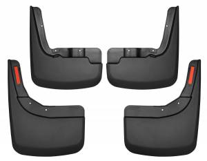 Husky Liners 19-23 Chevrolet Silverado 1500 (Excl. ZR2/TBoss) Front and Rear Mud Guards - Black - 58266