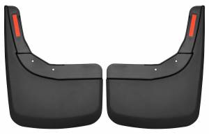 Husky Liners 19-23 Chevrolet Silverado 1500 (Excl. ZR2/TBoss) Rear Mud Guards - Black - 59261