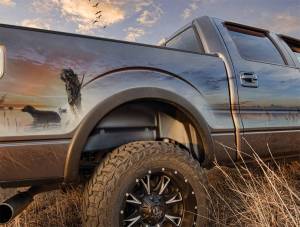 Husky Liners - Husky Liners 19-23 GMC Sierra 1500 Black Rear Wheel Well Guards - 79071 - Image 3