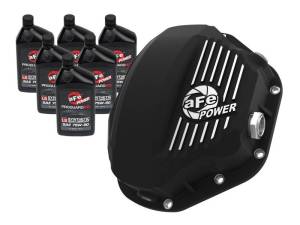 aFe - aFe Power Cover Diff Rear Machined w/ 75W-90 Gear Oil Ford Diesel Trucks 86-11 V8-6.4/6.7L (td) - 46-70032-WL - Image 2