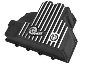 AFE Engine Oil Pan Black Machined; 14-16 Dodge RAM 1500 EcoDiesel 3.0L V6 (td) - 46-70282